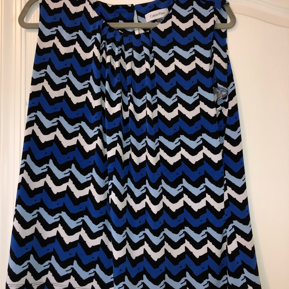 Calvin Klein Zig Zag Blouse